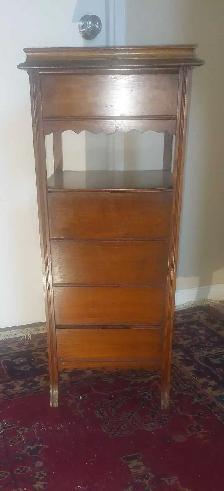 Antique rare OAK Smokers cabinet - Photo 10