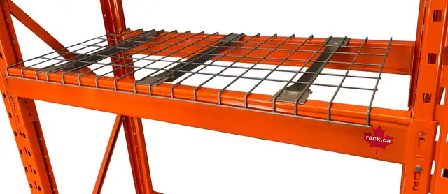 New wire mesh decking for pallet racking