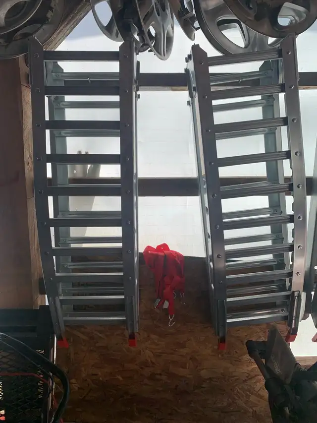 folding galvanized ramps