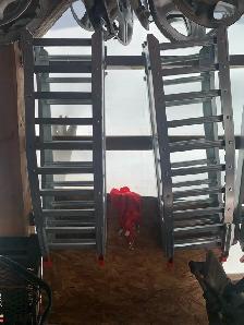 folding galvanized ramps