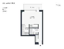 Renovated studio, Yonge and St. Clair - ID 1674 - Photo 9