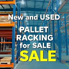 NEW and USED Pallet Racking for SALE , warehouse storage racks