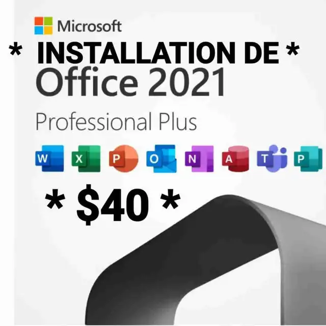 INSTALLATION DE MICROSOFT OFFICE 2021