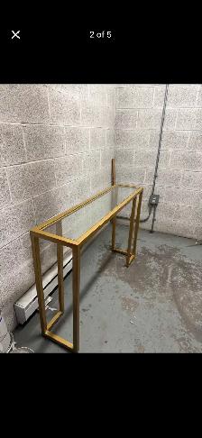 Gold Entryway or Console Table - Photo 2