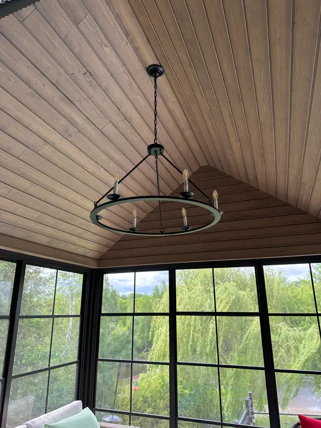 Luminaire style ferme