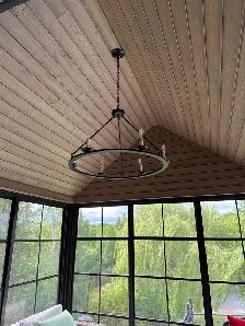 Luminaire style ferme