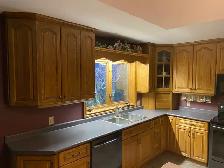 kitchen countertop , sink , Moen faucet - Photo 3