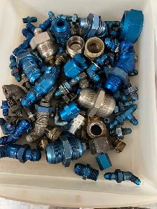 Bins of AN and other fittings