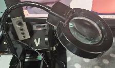 CLAMP-ON LED MAGNIFYING DESK LAMP – FLEXIBLE GOOSENECK – $30 - Photo 2