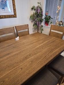 dining room table with eight chairs - Photo 2