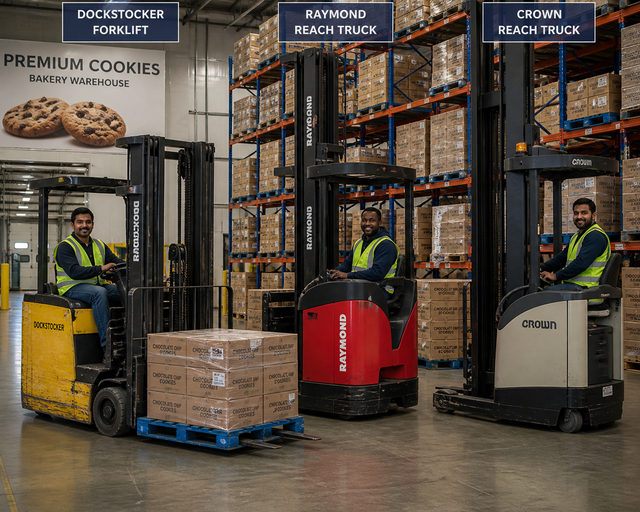 Forklift operator with Shipper/Receiver New Market