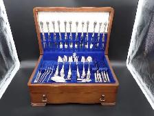 Birks Flatware Chest With Contents