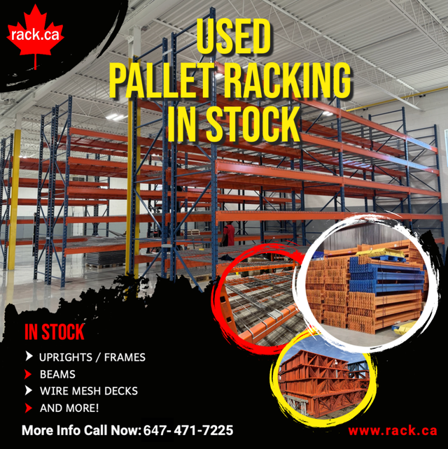 Used pallet racking in stock - RediRack