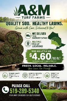 FARM FRESH SOD CUT DAILY