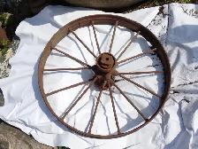 metal wheel for the yard
