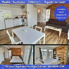 Condo 3 1/2 meublé et tout inclus – Montcalm / St-Jean-Baptiste - Photo 11
