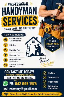 Handyman available