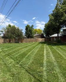 commercial lawn mowing