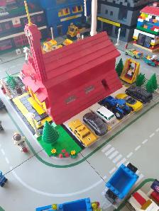 Lego Église (création unique Legomaniaque) - Photo 4