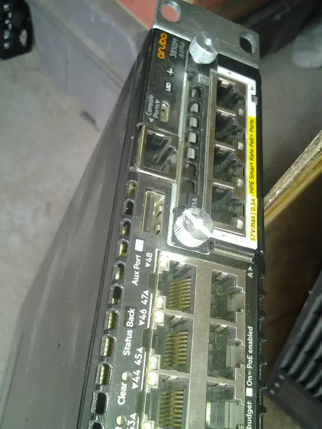 HP Aruba 3810M JL074A 48-Port PoE  Managed Switch JL083A 10Gb SF