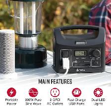Cobra 200W Portable Power Station – Perfect for Camping, Travel - Photo 2