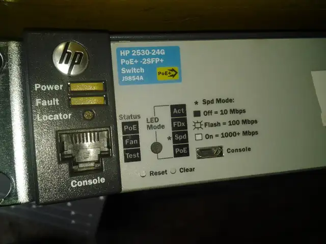 HP 2530-24G PoE  Switch with 2 SFP  10g 900  cisco switches rout