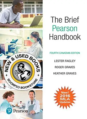 Brief Pearson Handbook 4th Canadian edition MLA 9780134681795