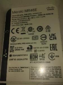 Cisco Meraki MR46E Wi-Fi 6 Access Point 802.11ax Cloud Access Po