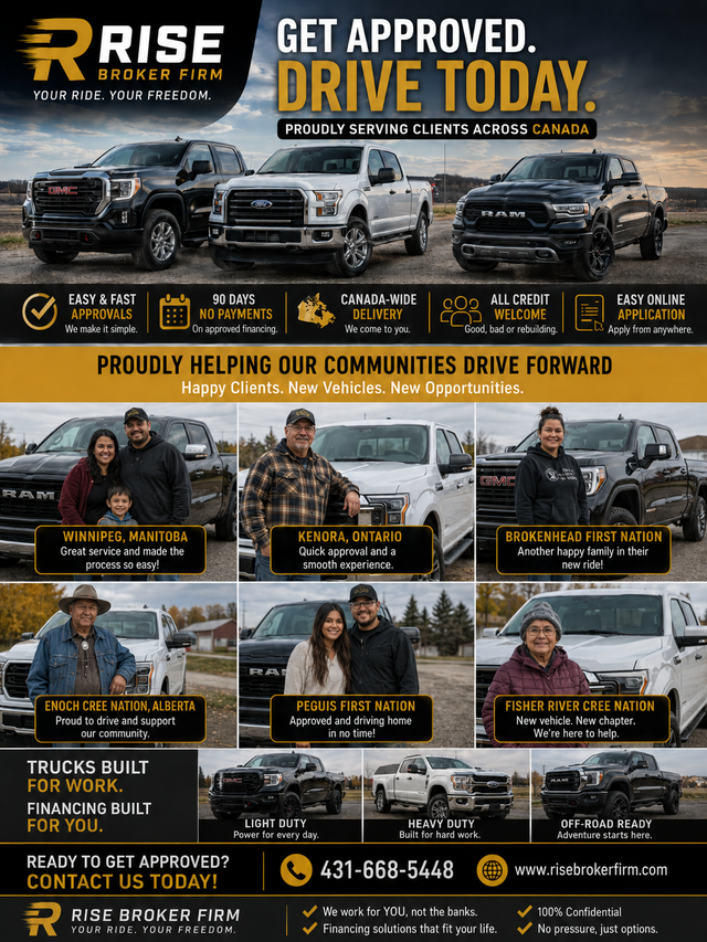 Get Approved. Drive Today. — Vehicles Available Across Canada