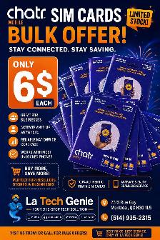 Chatr SIM Cards – Bulk Deal!