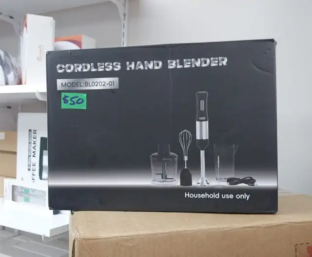 Blender - WHUTO BL0202-01 Cordless Immersion Hand Blender