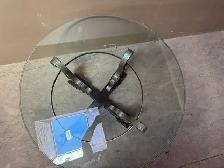 GLASS ROUND COFFEE TABLE FOR SALE - Photo 3