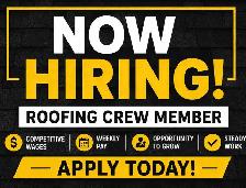 Roofing Help Needed – Immediate Start