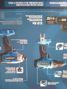 New MasterCraft cordless drill   impact driver PWR POD - Photo 5