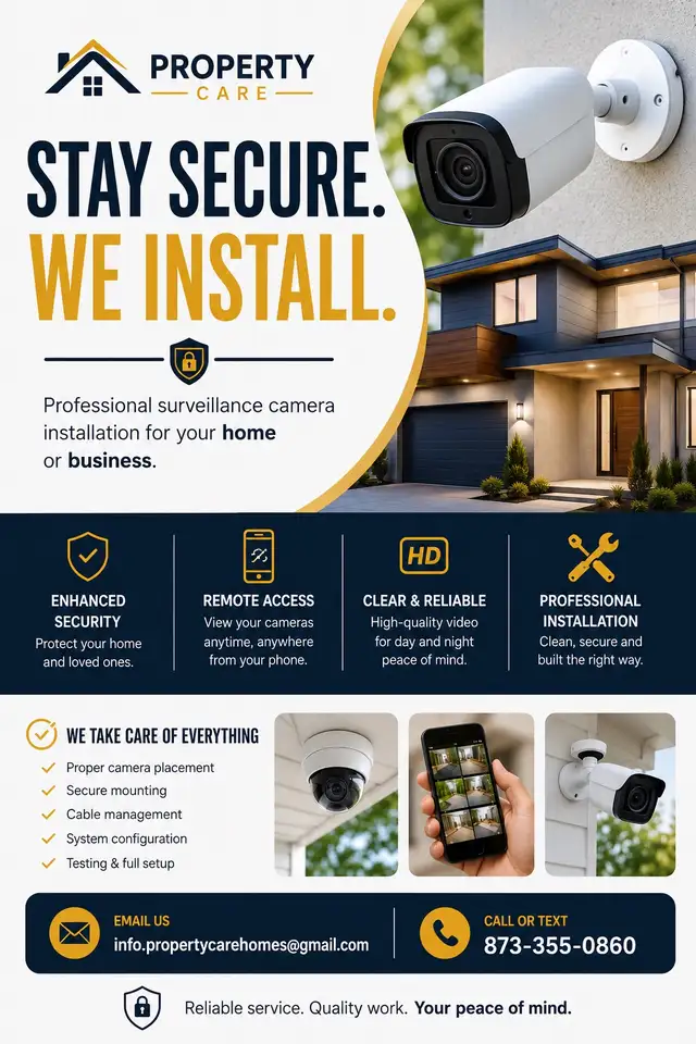 Surveillance Camera Installation