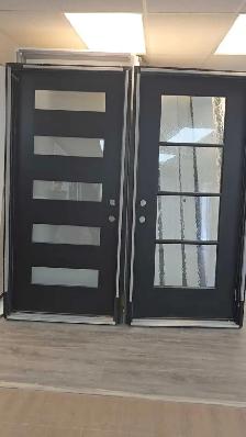 entry door and interior door