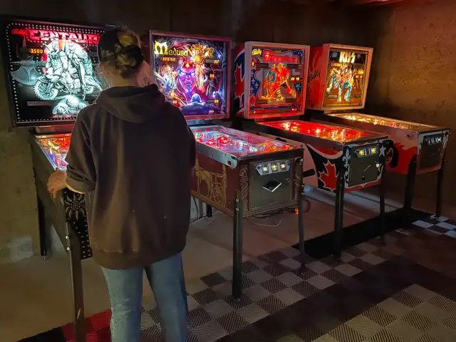 Bally Pinball Machines - NHL Power Play, Centaur, Medusa & Kiss