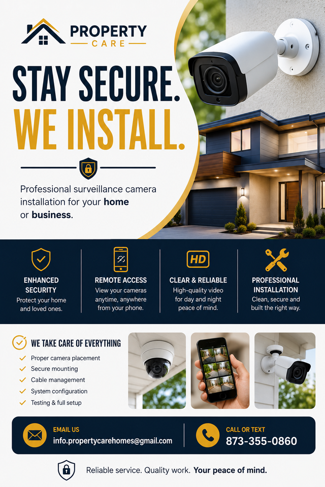 Surveillance Camera Installation