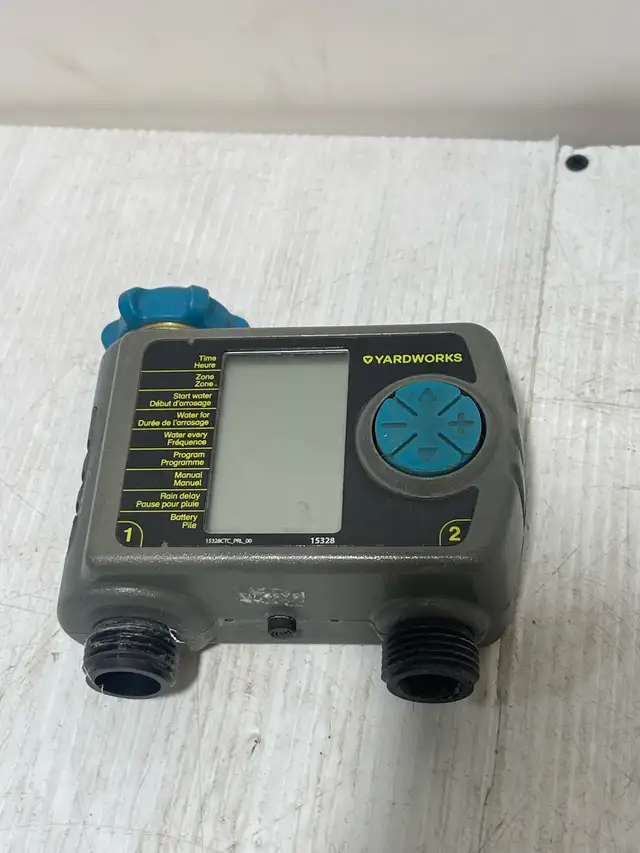 Yardworks 2-Zone Water Timer for garden irrigation