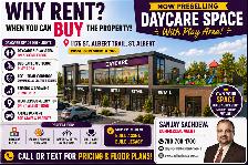 NOW PRESELLING – DAYCARE SPACE WITH DEDICATED OUTDOOR PLAY AREA!