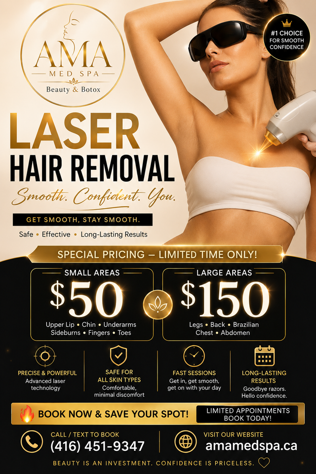 LASER HAIR REMOVAL DEAL!