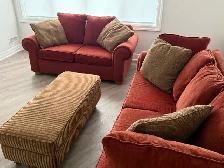Couch and Loveseat Set