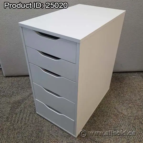 Ikea Alex 5 Drawer Storage Cabinet