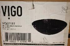 Sink Vigo Cavalli 15' Modern Round Vessel Bathroom Sink NEW