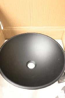 Sink Vigo Cavalli 15' Modern Round Vessel Bathroom Sink NEW - Photo 4