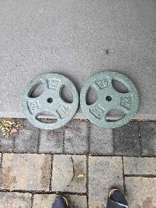 Barbell Weight Plates 25 lb
