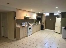 Two bedroom basement for rent in Mississauga Heartland area