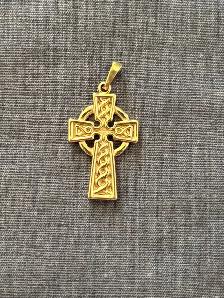 Gold Plated Celtic Cross Pendant