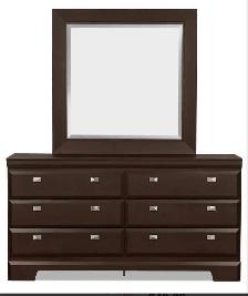 Yorkdale 6pc Bedroom Set with Storage Bed, Dresser, Mir - Photo 2