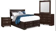 Yorkdale 6pc Bedroom Set with Storage Bed, Dresser, Mir - Photo 4